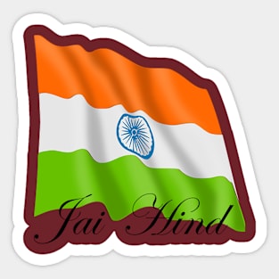 Jai Hind Sticker